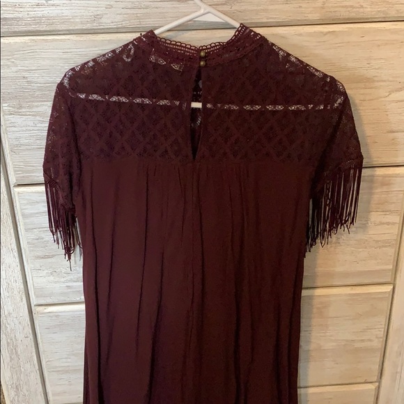 Altar’d State Burgundy Dress - Picture 3 of 3